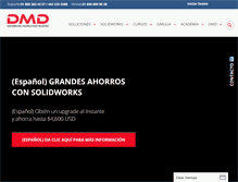Tablet Screenshot of dmd.com.mx